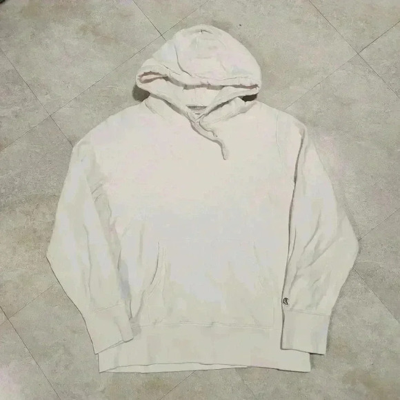 Champion X Todd Snyder Mens XL Running Man Reverse Weave Hoodie Sweatshirt White - Picture 3 of 10